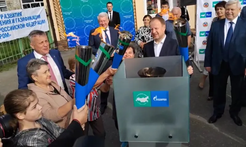 Торжественный запуск газа прошёл в районе Алтайского края