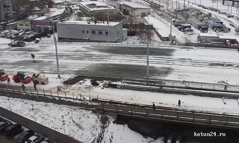 Стала известна дата открытия движения по мосту на проспекте Ленина в Барнауле