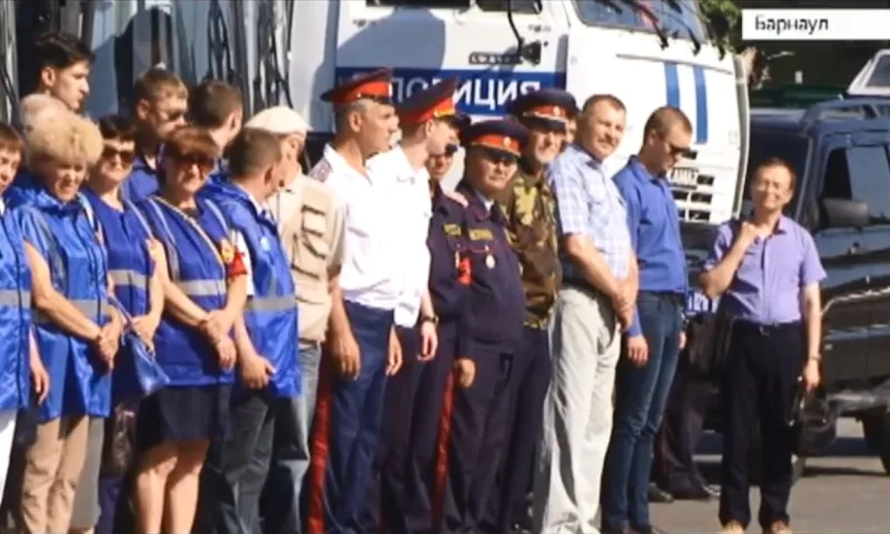 Общегородской гарнизонный развод нарядов прошёл в Барнауле