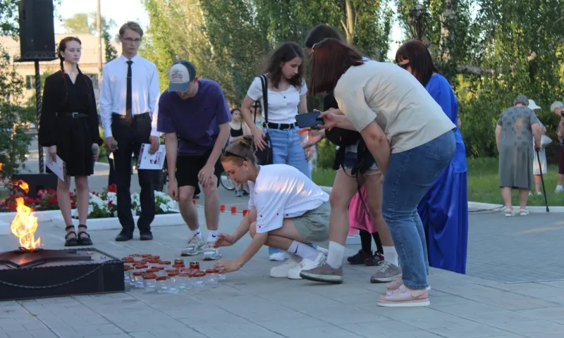 «Свечи памяти» зажгли в Ключевском районе