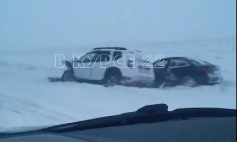 Два ДТП произошло на трассе Алтайского края 