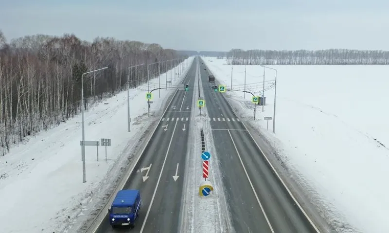 25 километров Чуйского тракта стали четырёхполосными