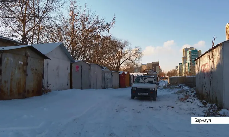 Гараж украли у барнаульского пенсионера