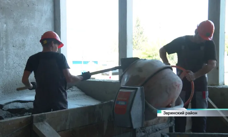 Новый Дом культуры строят в селе Новомоношкино Заринского района