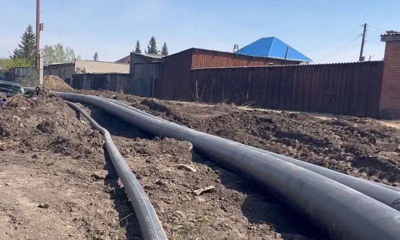 Коммунальную аварию на теплосети в Рубцовске устранили