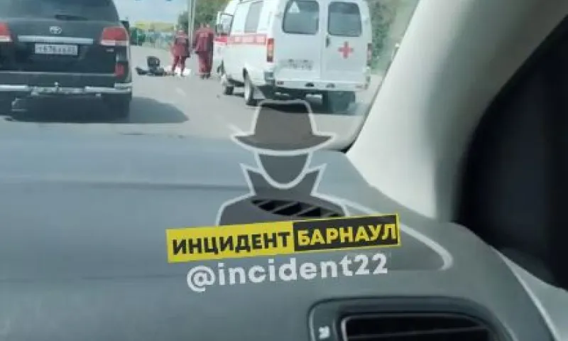 Пешеход попал под колёса автомобиля в Барнауле