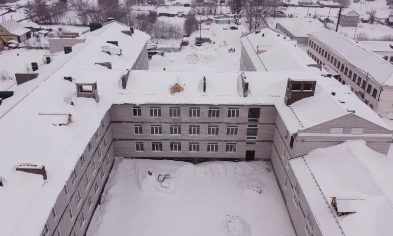 В Первомайском районе строится новая школа. Ход работ на контроле у губернатора Алтайского края