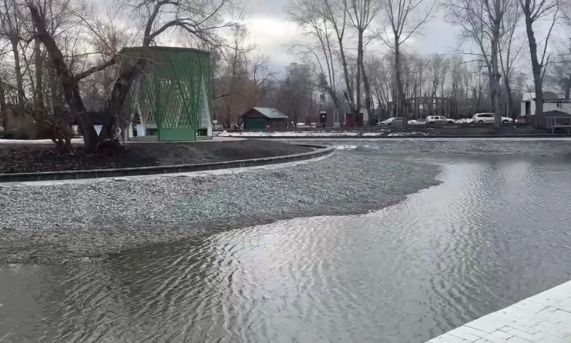 В пруд барнаульского парка «Изумрудный» залили воду. Объясняем, для чего она там