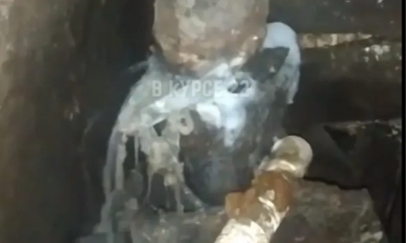 Подвал пятиэтажного дома топит водой из канализации в Барнауле