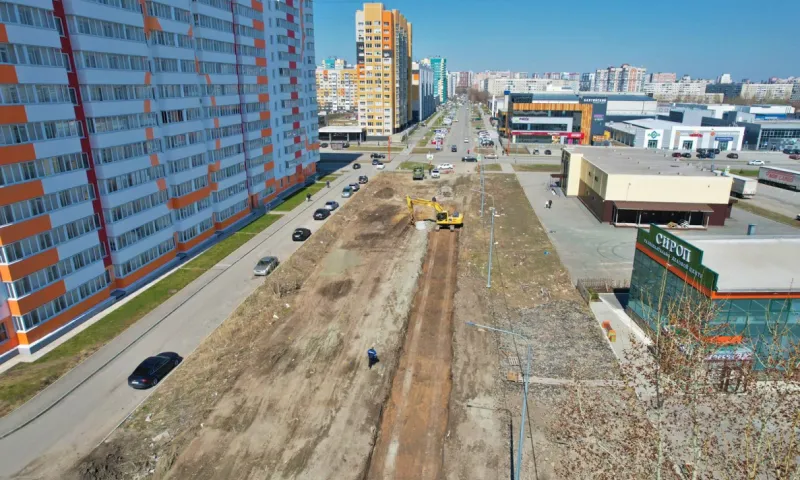 К строительству дороги на улице Сиреневой приступили в Барнауле