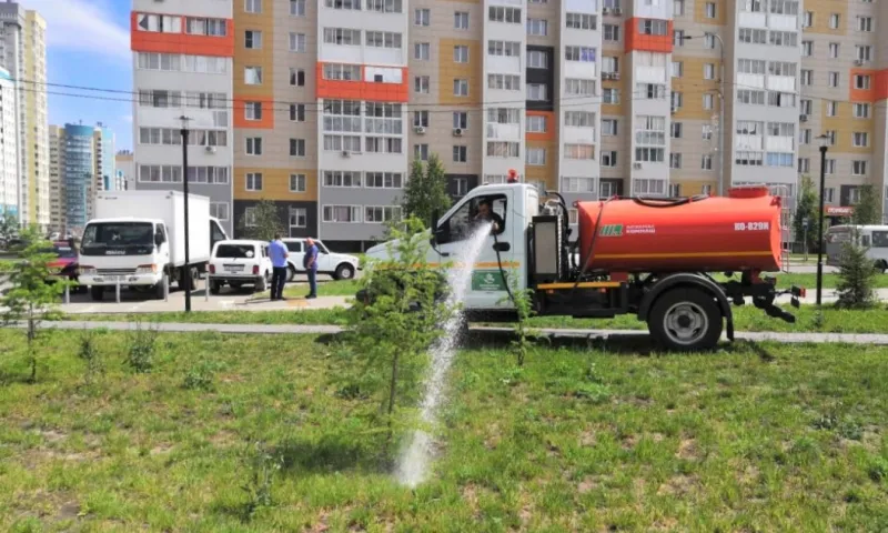 За сквером на улице Сергея Ускова в Барнауле будут следить тщательнее