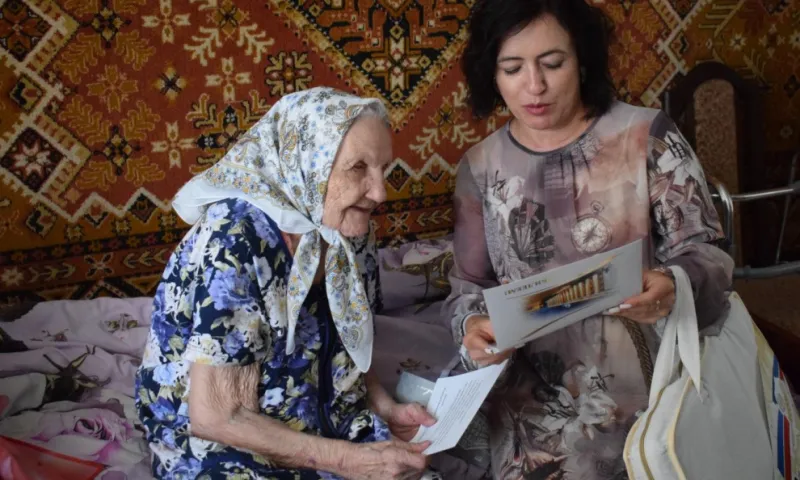 100-летний юбилей отметила жительница Барнаула Ольга Емельянова