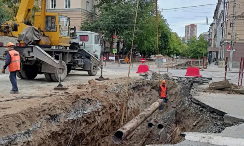 В центре Барнаула заменят участок теплосети