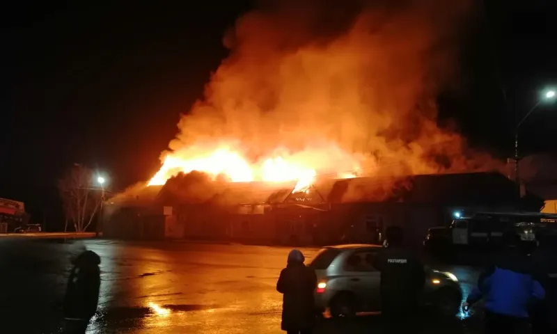 В Павловске произошёл серьёзный пожар