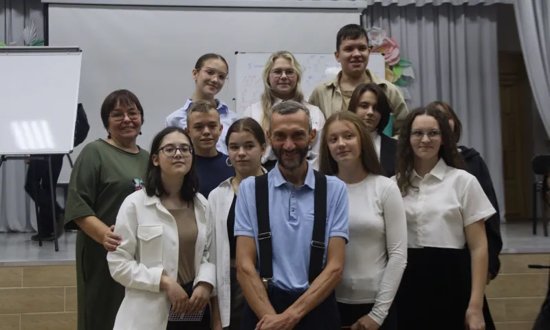 Известный математик Алексей Савватеев выступил с лекцией в Бийском лицее