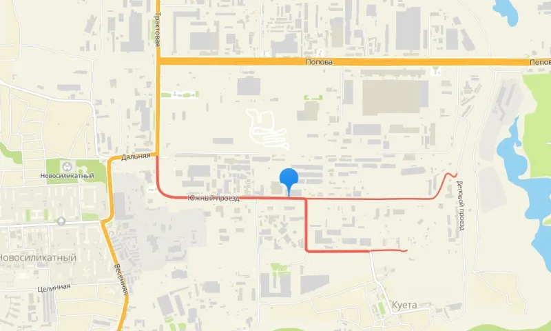 Автомобилисты жалуются на состояние дороги в Южном проезде в пригороде Барнаула