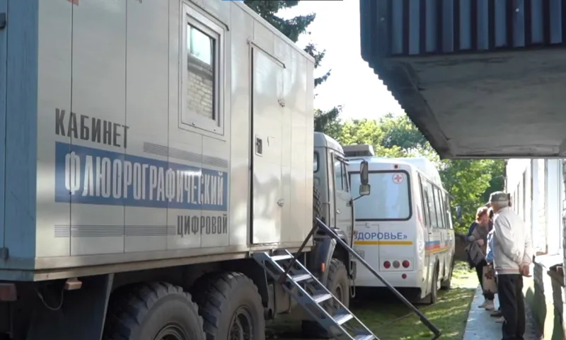 «Поезд здоровья» приехал сегодня в посёлок Украинский Косихинского района
