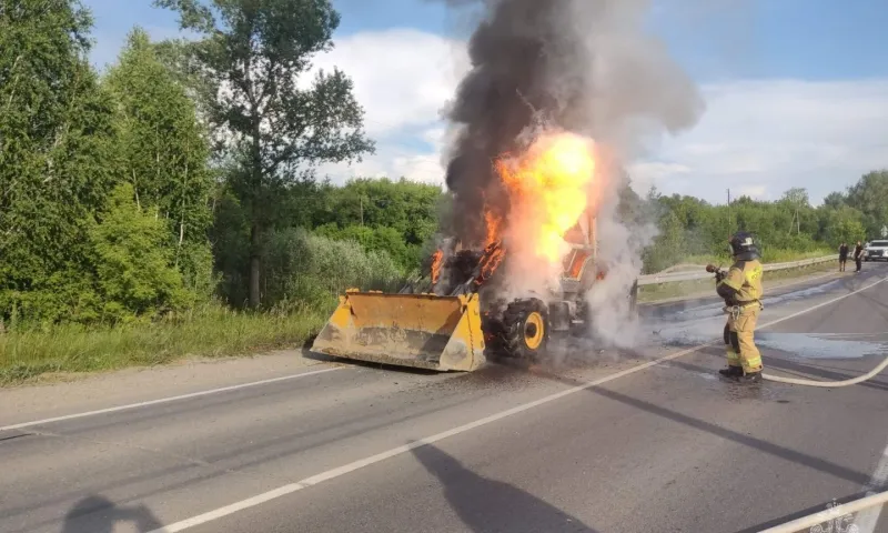 5 транспортных средств сгорело в Алтайском крае за сутки